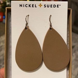 Nickel & Suede Small Stone TD